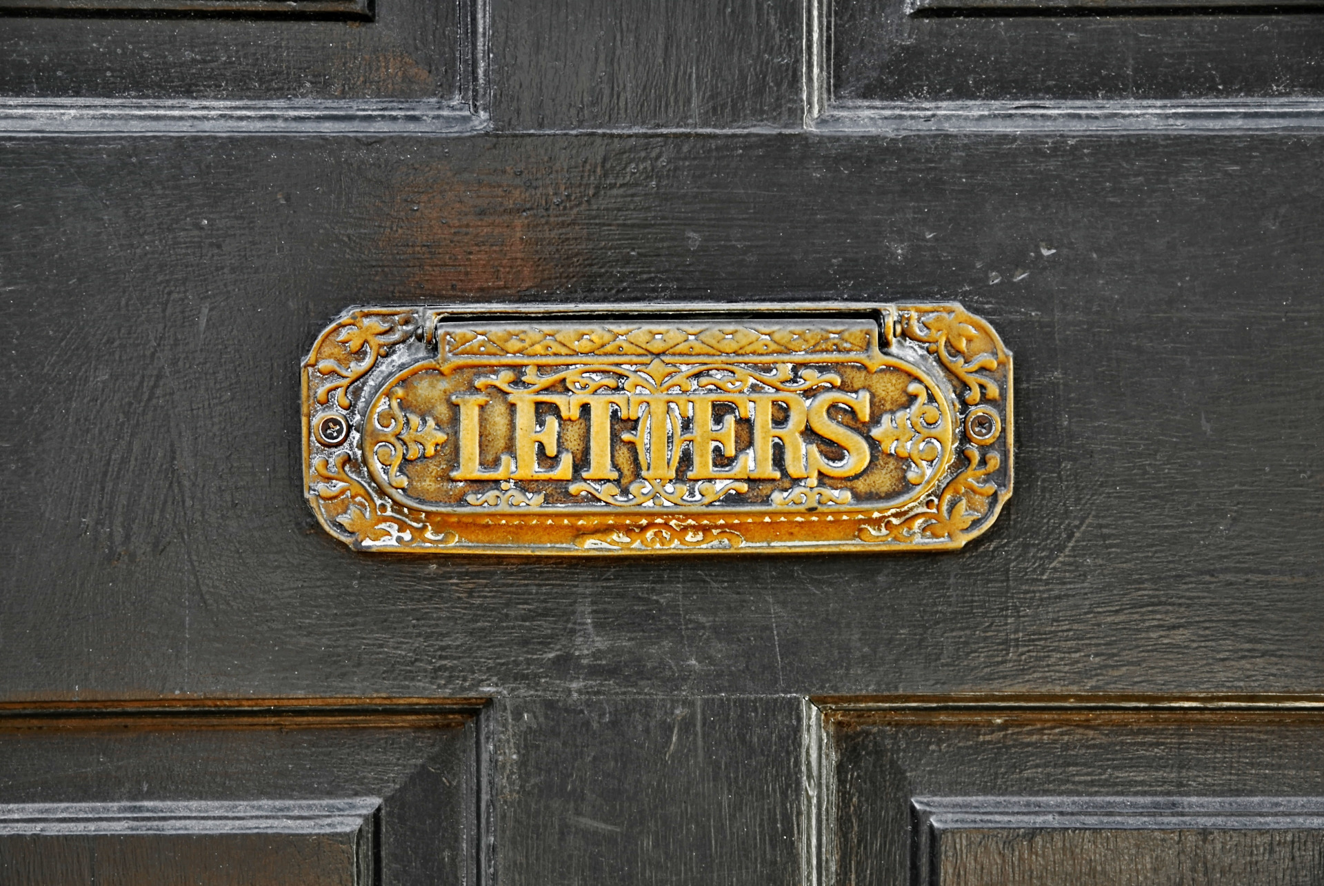 Letters doorplate